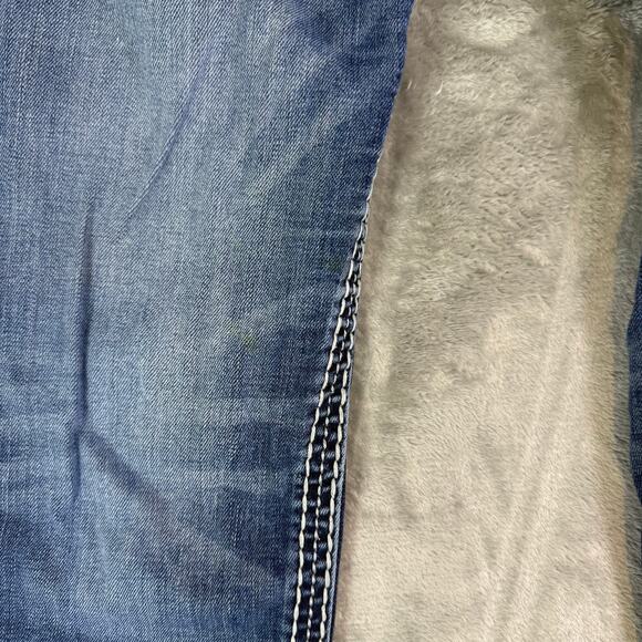 Rock Revival Dania easy skinny grunge punk Y2K embellished jeans womens 28x30 - Picture 6 of 11